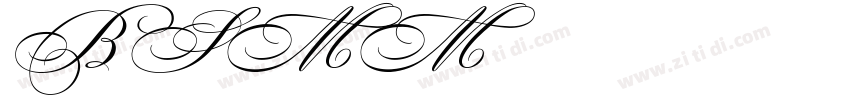 Bickham Script MM_60字体转换